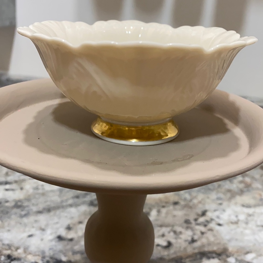 Lenox trinket bowl